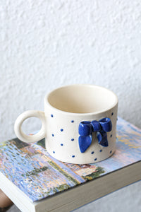 Blue Coquette Bow Mug
