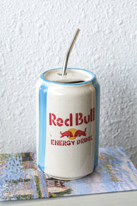 Sky Blue Red Bull Can-Style Sipper