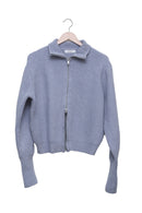 Periwinkle Daydream Two-Way Zip Cardigan