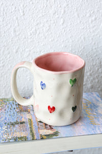 Rainbow Hearts Happy Sip Mug