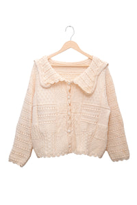 Ivory Heirloom Crochet Cardigan