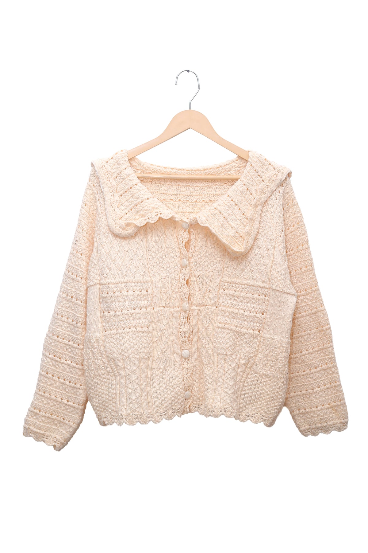 Ivory Heirloom Crochet Cardigan