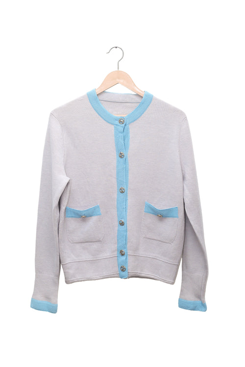 Cloudline Contrast Pocket Cardigan