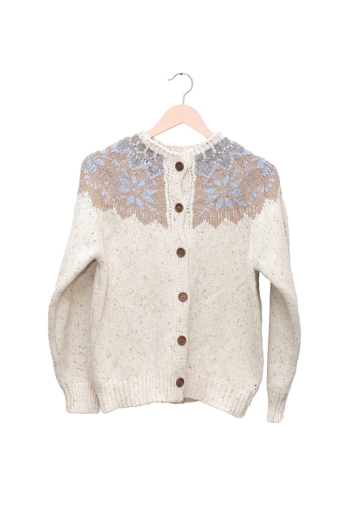 Nordic Frost Button Cardigan
