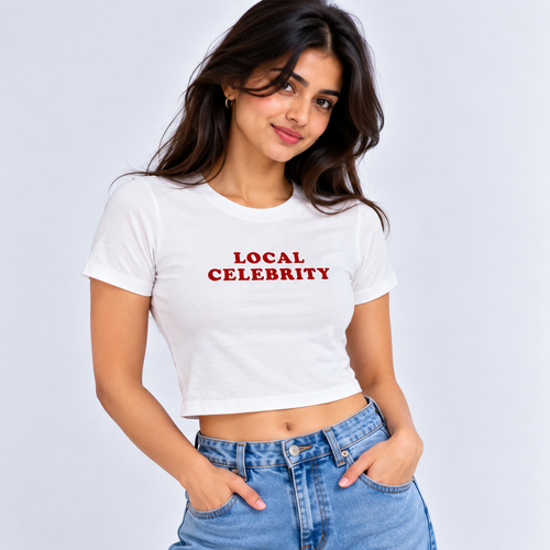 Local Celebrity Crop Tee"