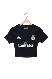 Madrid Match Night Black Baby Tee