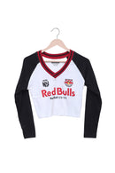 Red Bulls Varsity Raglan Crop Top