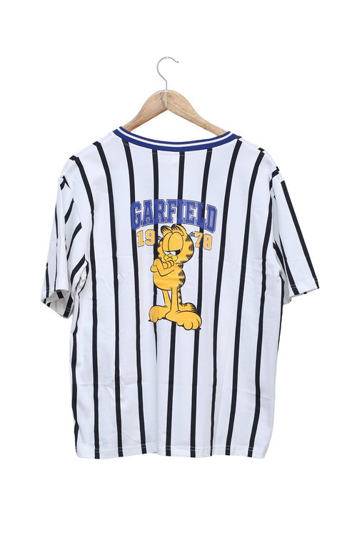 Garfield Off Duty Stripe Jersey Tee