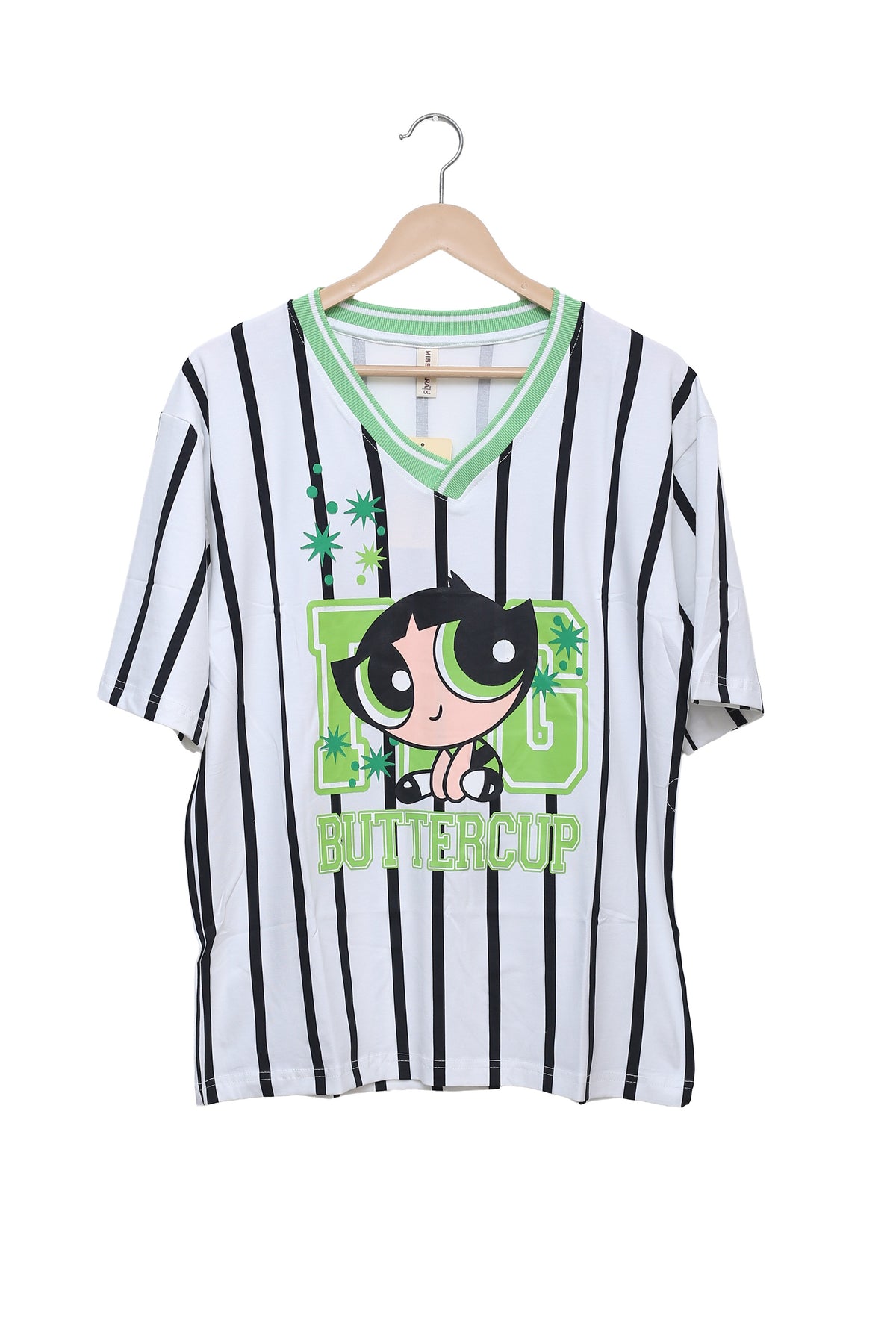 Buttercup Attitude Stripe Jersey Tee