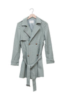 Sage Green Fresh Start Belted Trench