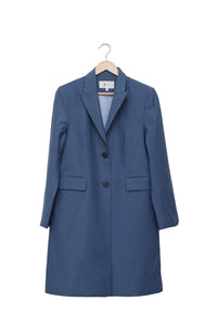 Blue Boss Mode Longline Blazer Coat (Unisex)