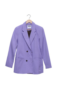 Lilac Main Character Double Breasted Blazer