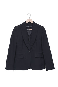 Black After Hours Single Button Blazer