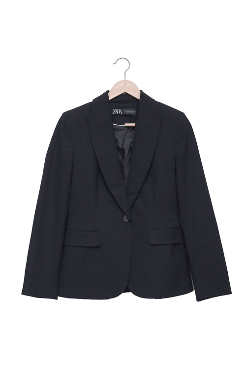Black After Hours Single Button Blazer