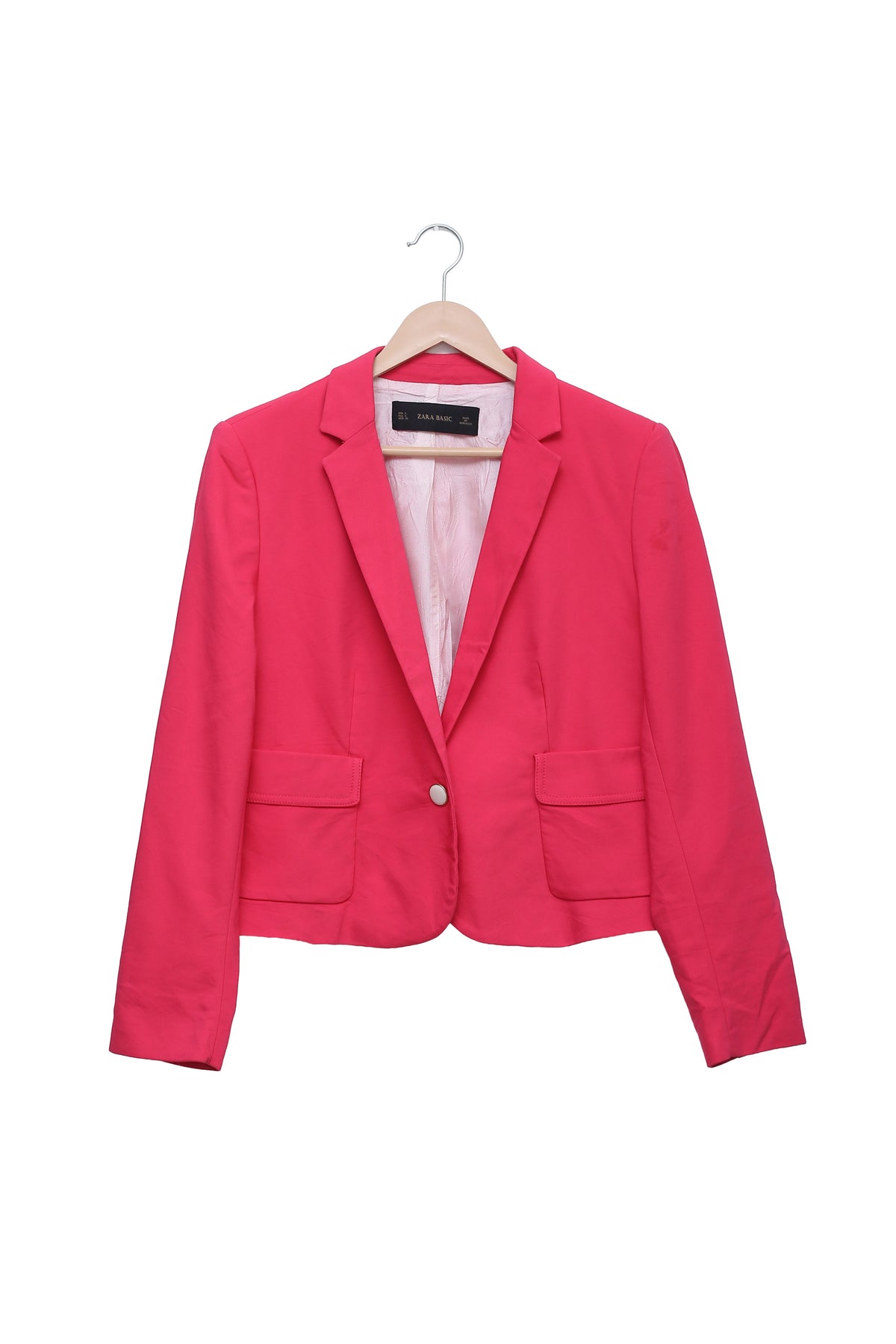 Hot Pink It Girl Short Blazer