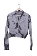 Storm Tie-Dye Pin Cardigan