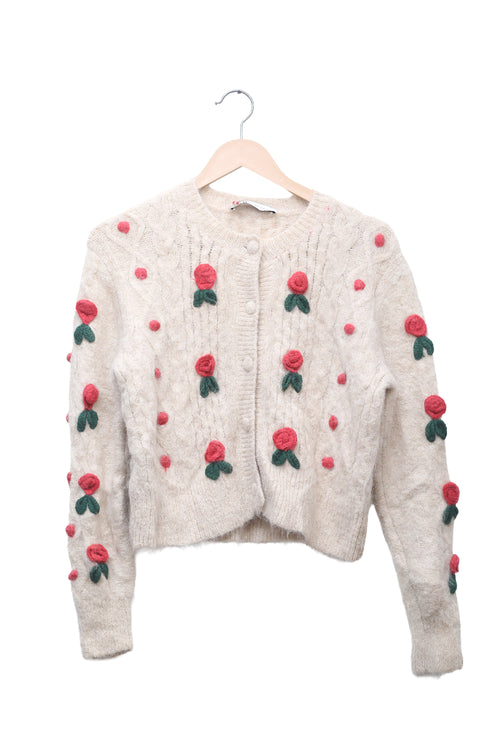 Rose Garden Cable Cardigan