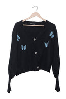 Midnight Butterfly Cardigan