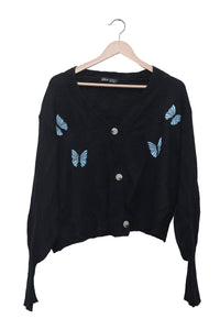 Midnight Butterfly Cardigan