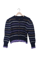 Midnight Heritage Stripe Cardigan