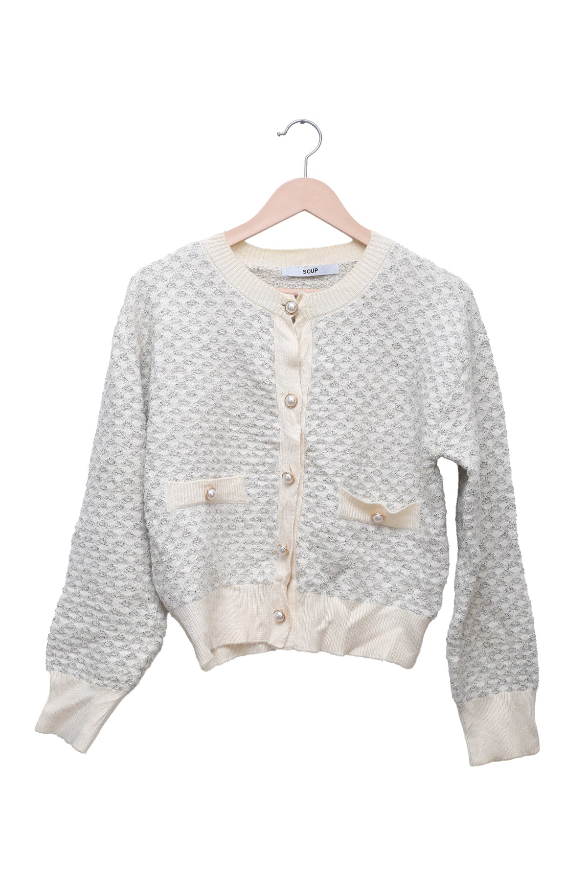 Pearl Tweed Knit Cardigan
