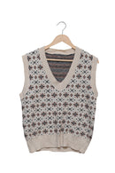 Oatmeal Nordic Knit Vest