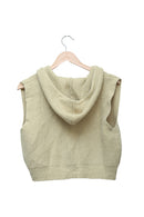 Pistachio Hooded Knit Vest