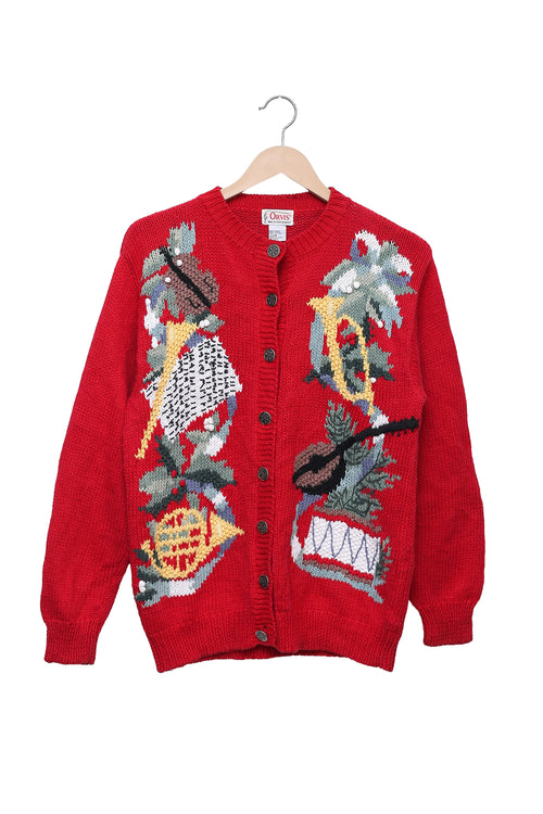 Scarlet Holiday Melody Cardigan