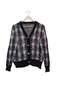 Confetti Crush Check Cardigan
