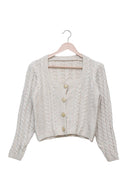 Ivory Soft Era Cable Cardigan