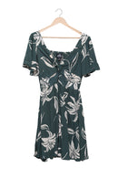 Forest Tropical Twist Front Dress