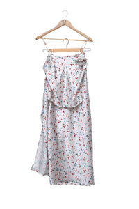 Ivory Ditsy Floral Cami and Skirt Set