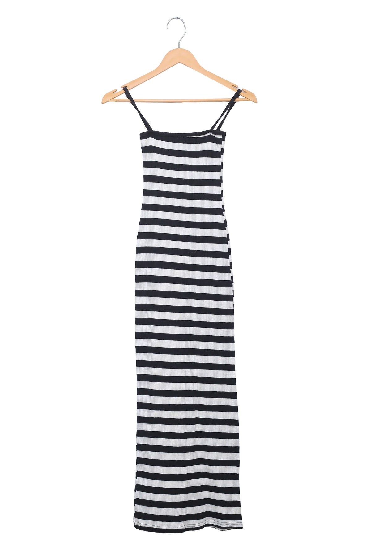 Monochrome Stripe Cami Maxi Dress