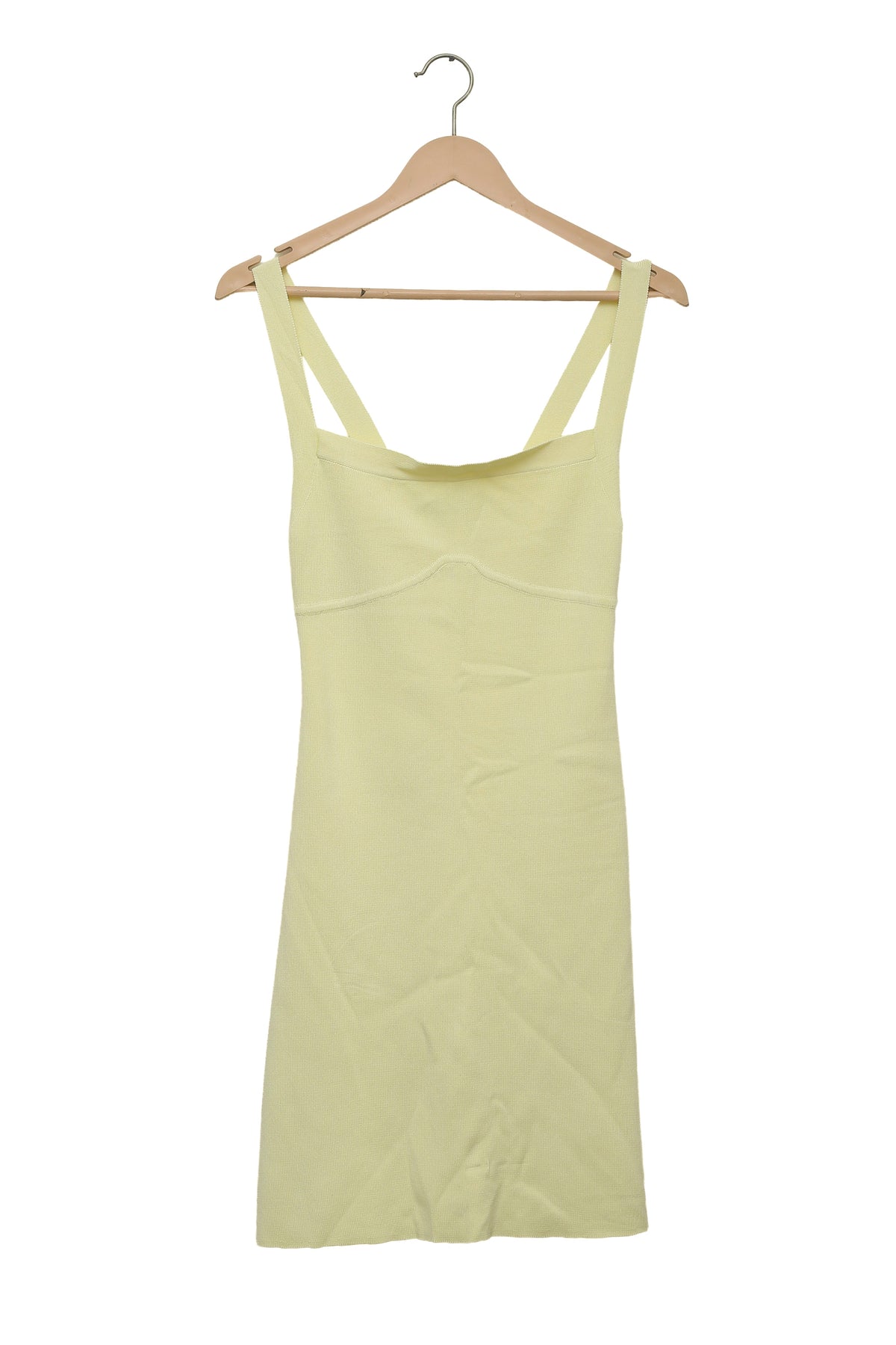 Lime Bustier Strap Knit Dress