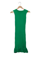 Matcha Mood Ruffle Dress