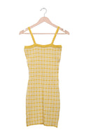 Lemon Picnic Knit Dress