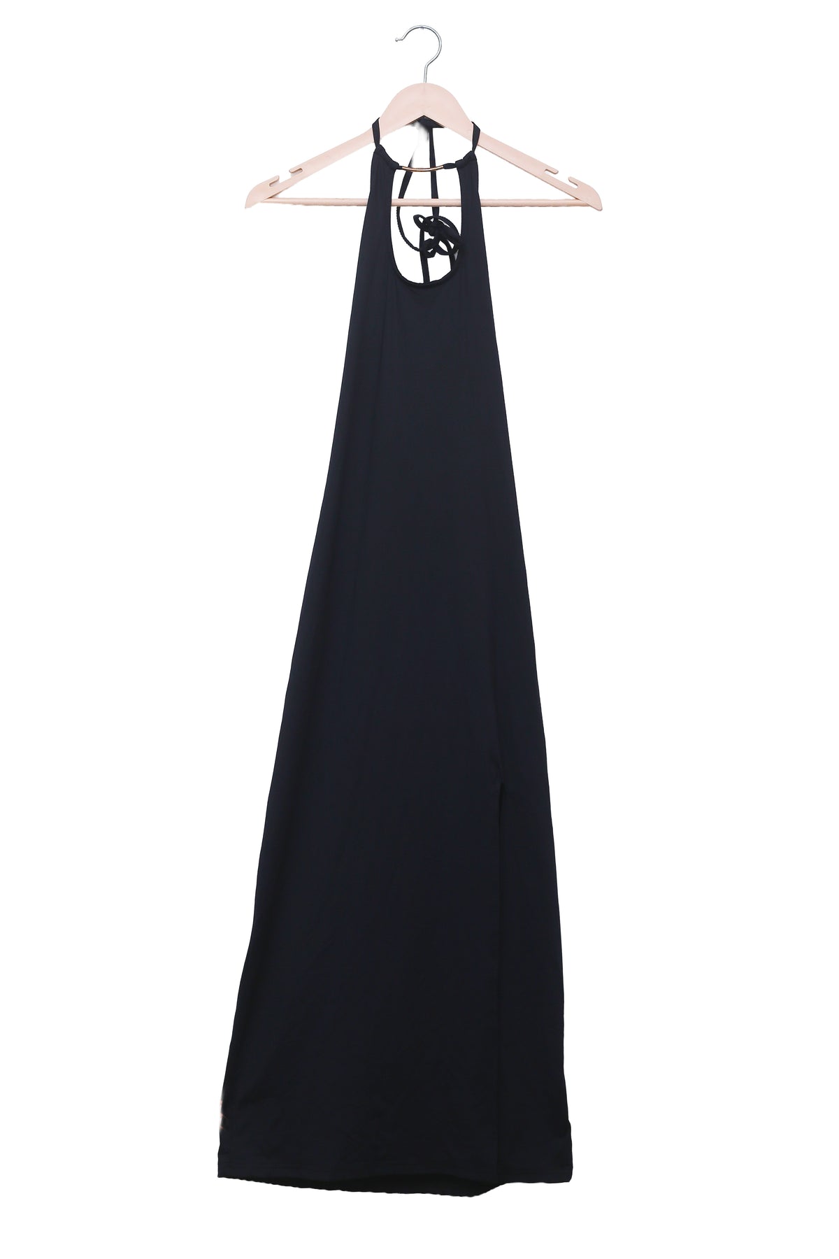 After Hours Black Maxi Slit Dress