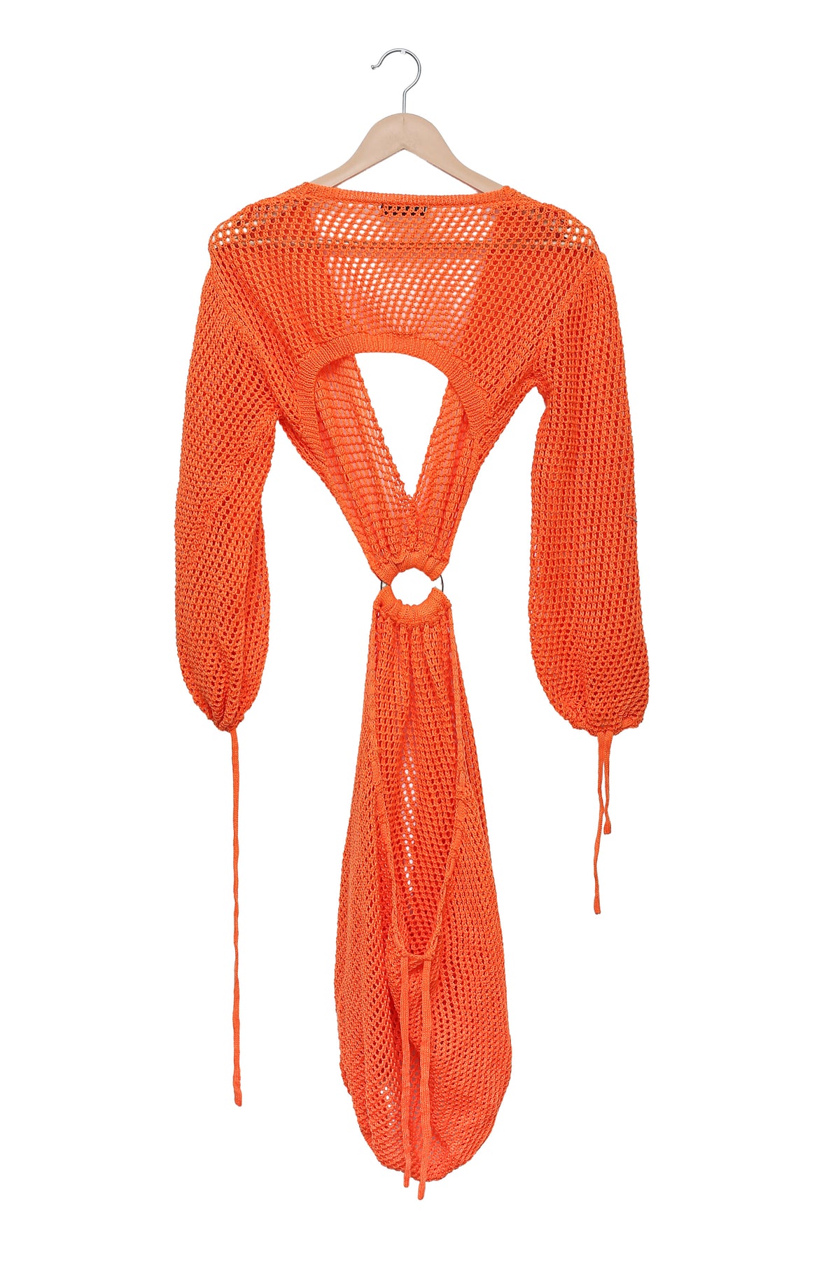 Tangerine Ring Cutout Knit Dress