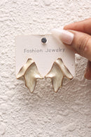 Ivory Petal Earrings