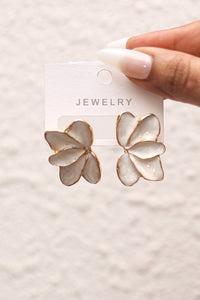 Ivory Fleur Earrings