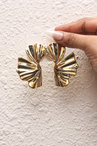 Golden Ginkgo Earrings
