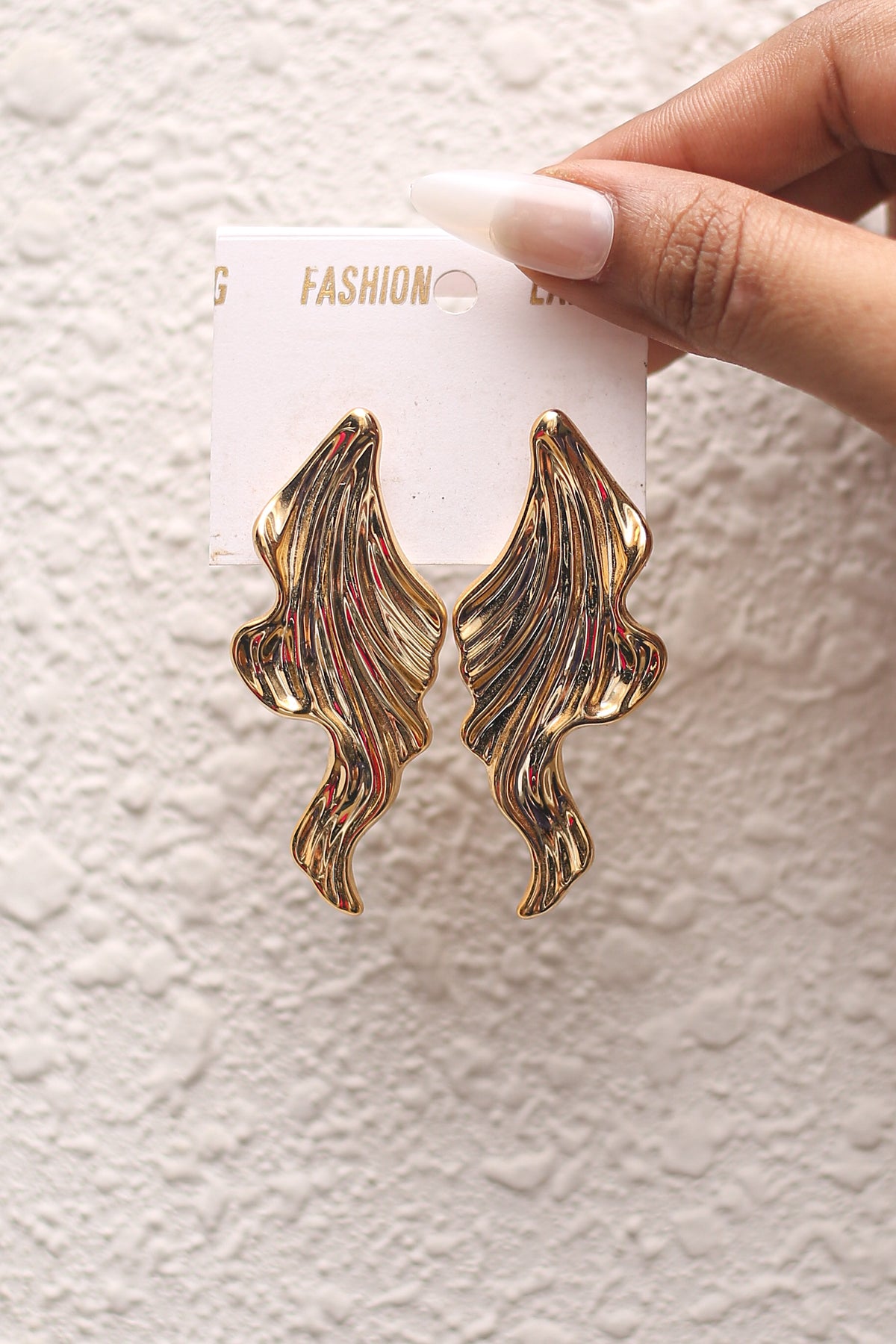 Golden Angel Wing Earrings
