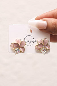 Rosé Bloom Earrings
