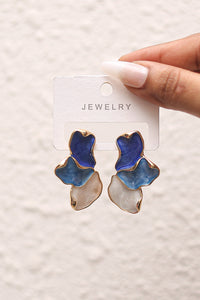 Azure Petal Earrings