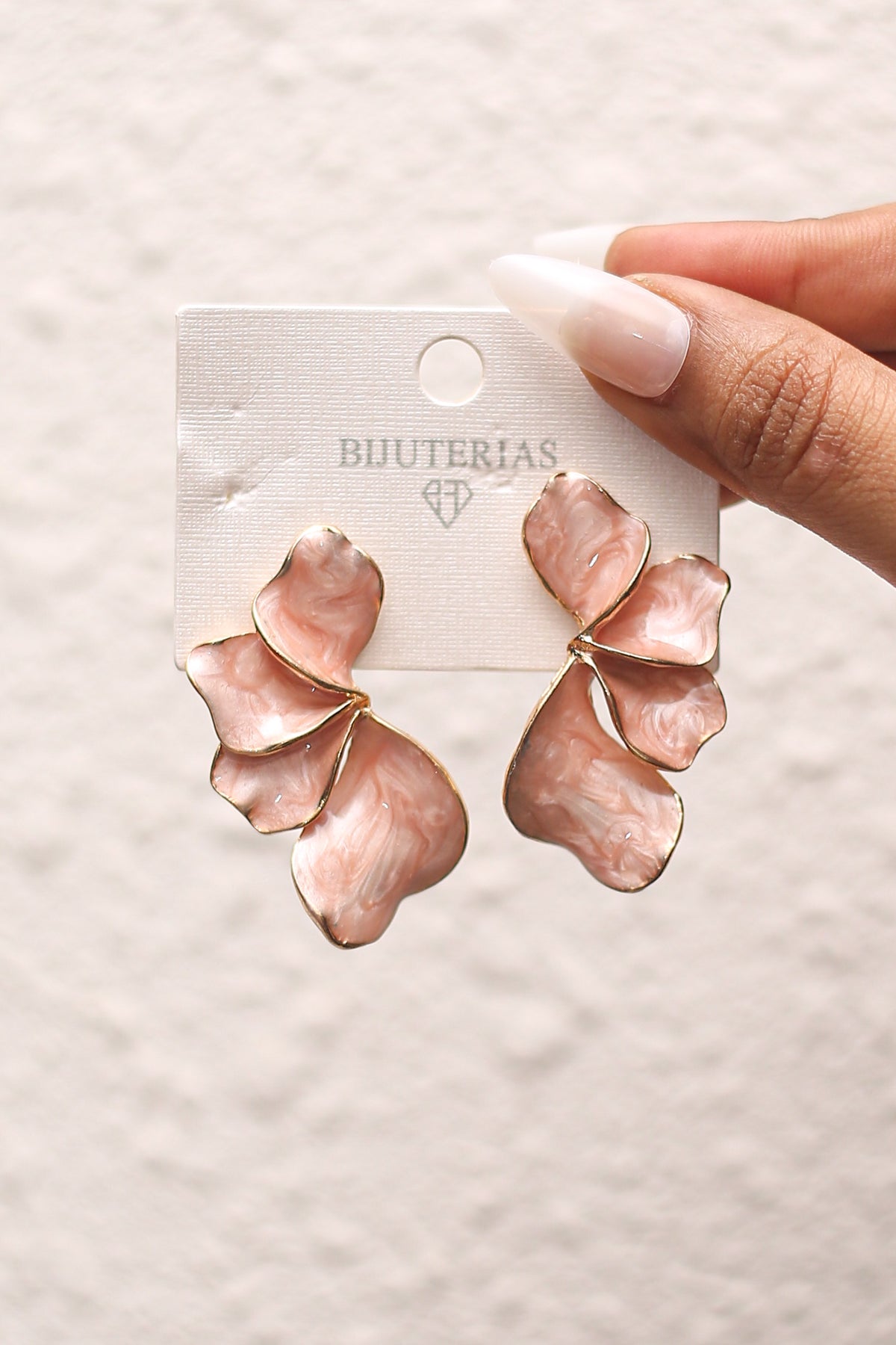 Blush Petal Earrings