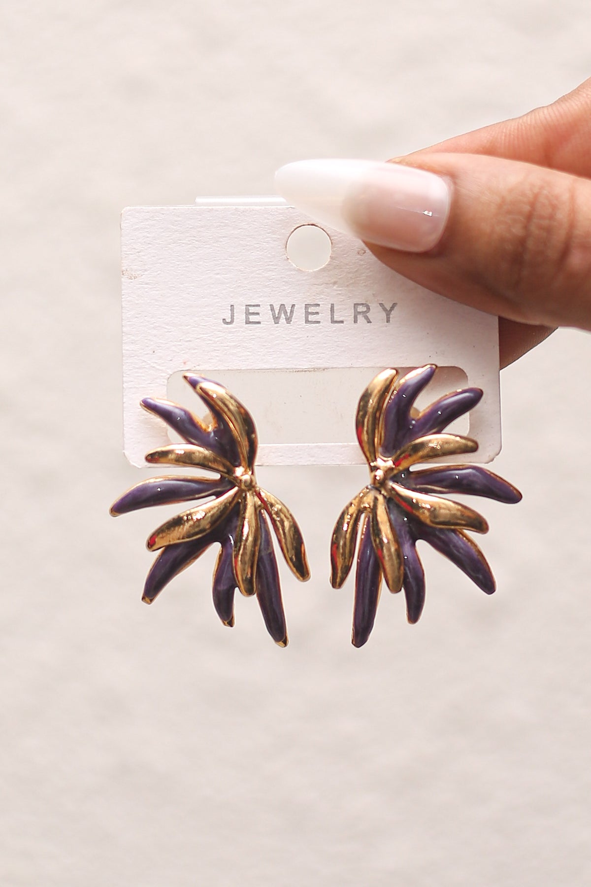 Violet Bloom Earrings
