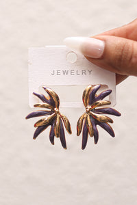 Violet Bloom Earrings