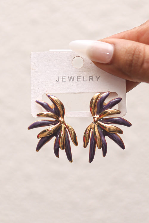 Violet Bloom Earrings
