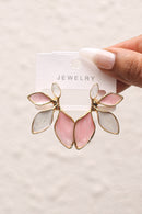 Blush Leaf Earrings