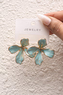 Seafoam Orchid Earrings